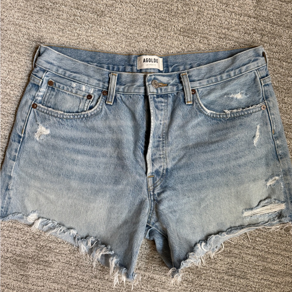 Agolde Parker Long Shorts 30